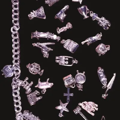 Vintage Charm Bracelet & Loose Charms