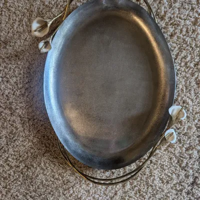 Michael Aram Calla Lily Metal Serving Tray