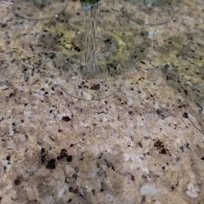 Set Of 7 - Hand Blown Green Crackle Margarita Glasses From The Pier 1 Collection #6