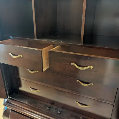 Century Furniture Wooden French Provincial Style Armoire