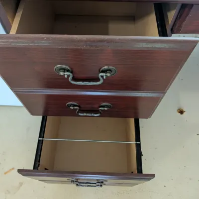 5 Drawer Wooden Computer Desk