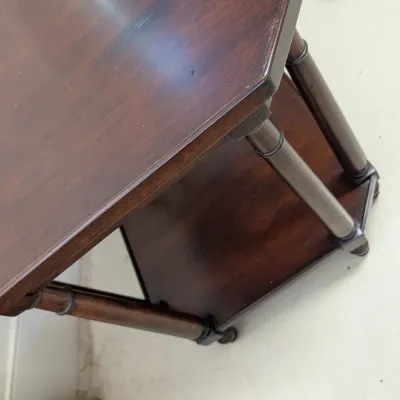 28" X 24" Wooden Side Table