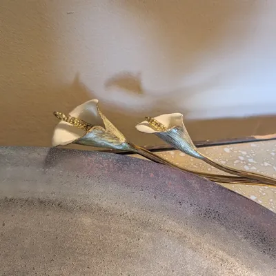 Michael Aram Calla Lily Metal Serving Tray