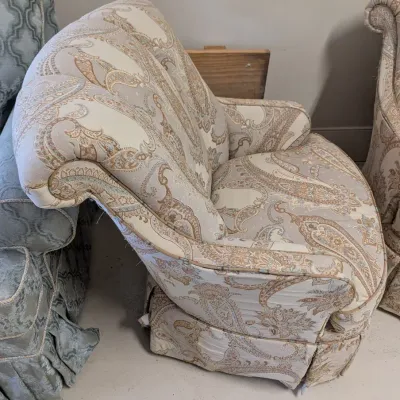 Key City Swivel Fabric Chairs