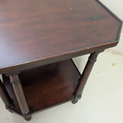 28" X 24" Wooden Side Table