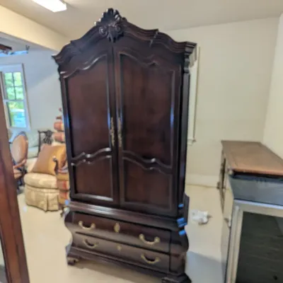Century Furniture Wooden French Provincial Style Armoire