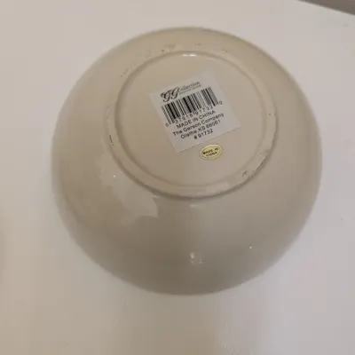 2-Tier Ceramic & Cast Iron Serving Stand with Covered Top Dish