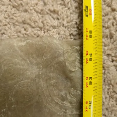 Light Green Shear Curtains 95" x 50"