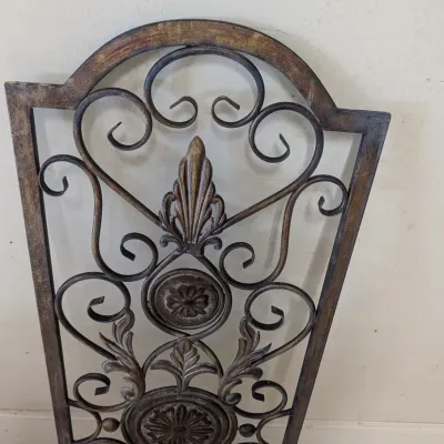 13" X 42 3/4" Metal Wall Decor
