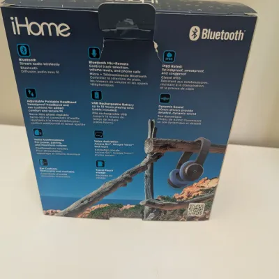 iHome Bluetooth Splashproof & Rugged Wireless Headphones