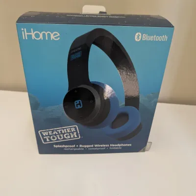 iHome Bluetooth Splashproof & Rugged Wireless Headphones