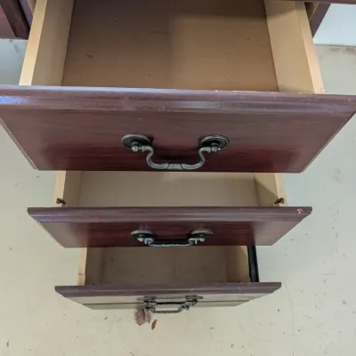 5 Drawer Wooden Computer Desk