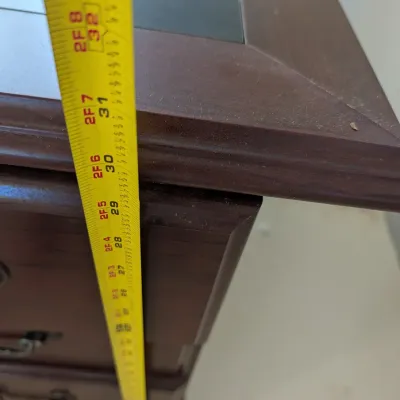 5 Drawer Wooden Computer Desk