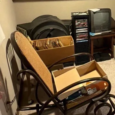 Cane rocking chair