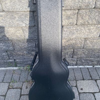 1970s Morris Les Paul Custom Copy Black MIJ Japan + Grover Tuners & Hard Case