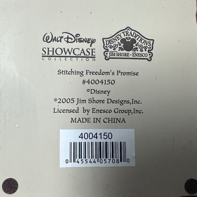 Jim Shore Disney Traditions Minnie Stitching Freedom’s Promise 4004150 NIB 2005