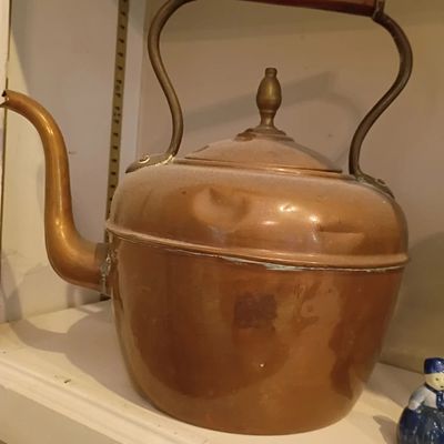 Copper tea kettle