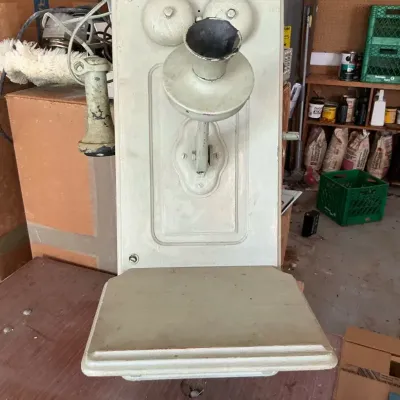 Kellogg Wood Wall Mounted Crank Telephone Early 1900s