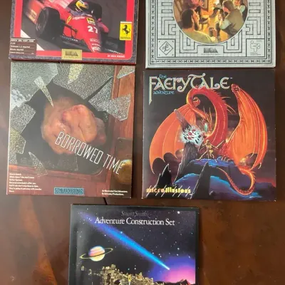 Electronic Games For Amiga (Lot of 5 - Adventure Theme)