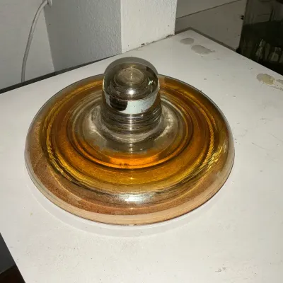 1941 Pyrex Carnival Glass Sombrero Insulator