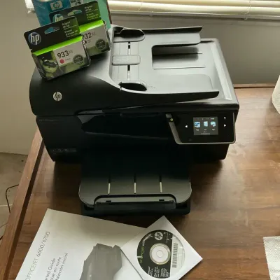 HP OfficeJet 6600 Print, Fax, Scan, Copy, Web & Ink Cartridges