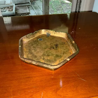 Heavy Brass Ashtray