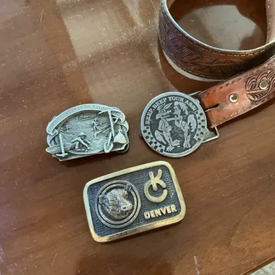 Neat Vintage Belt Buckles 