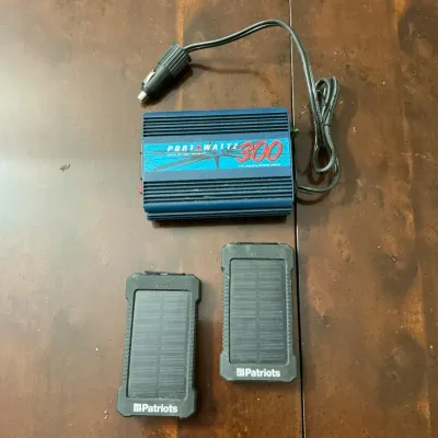 4 Patriots Solar Chargers & PortaWattz Inverter