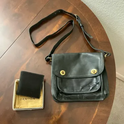 Mesacé Leather Crossbody & Damton Wallet