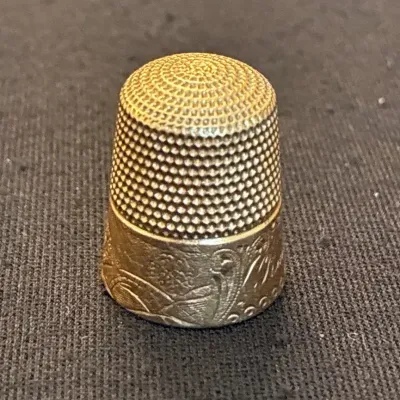 Antique 14k GOLD SEWING THIMBLE  
