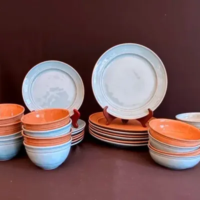 Handcrafted In Portugal Dinner Ware Set