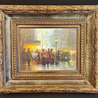 Print Of Sweet Memories by G Harvey (Certificate of Authenticity) **WITH RESERVE**
