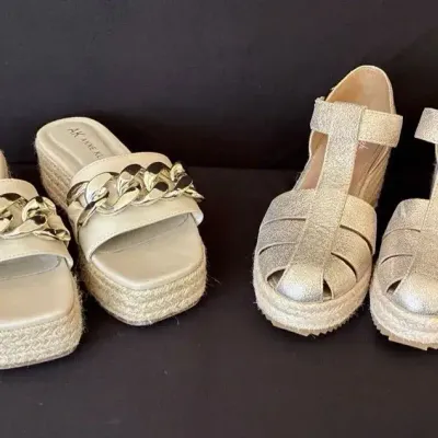Anne Klein & Eileen Fisher Sandals - Size 7 And 7 1/2
