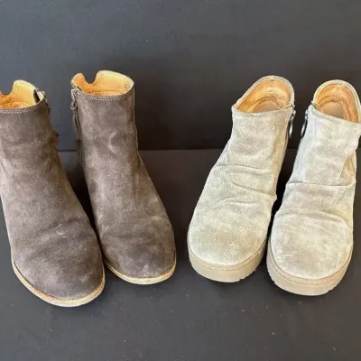 Söfft Beckie II Leather & Suede Ankle Boots - Size 7.5