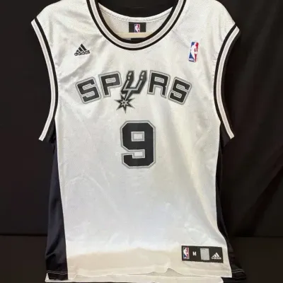 NBA Spurs Tony Parker #9 Adidas Jersey - Size Medium 