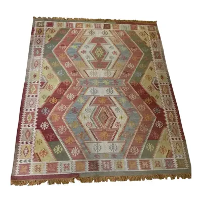 Vibrant Turkish Kiln Rug
