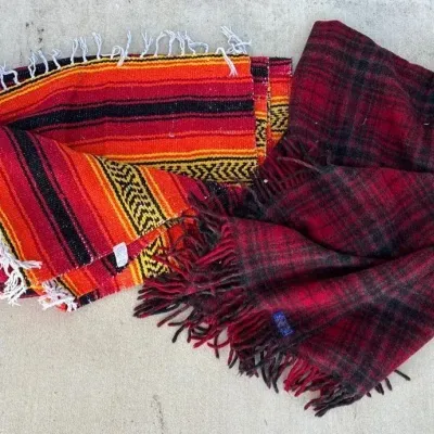 Pendleton Wool Stadium Blanket &  Molina Indian Blankets