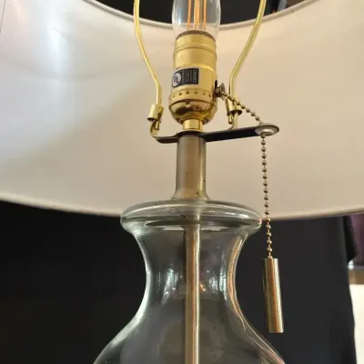 Hazel Table Lamp by Currey & Company - Glass Table Lamp