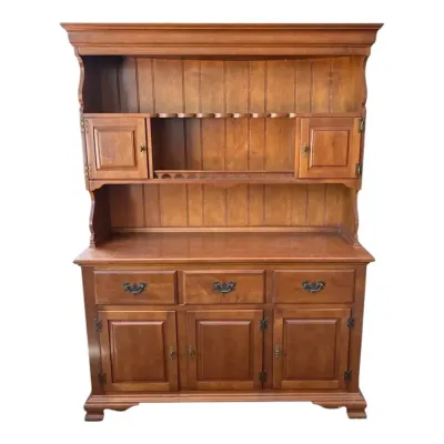 6ft Vintage China Cabinet 