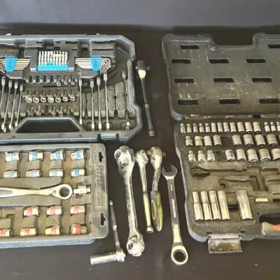 Large Mechanics Tool Lot – Socket Sets, Ratchets, Wrenches, Hex Keys & More
