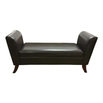 Black Leather-like Bench With Storage from Ashley furniture 