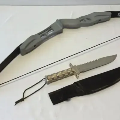 Bow and Hunting Knife 