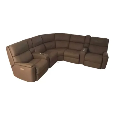 Microfiber Power Recliner Sofa Sectional 