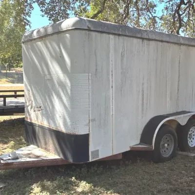 12ft Tandem-Axle Enclosed Cargo Trailer 