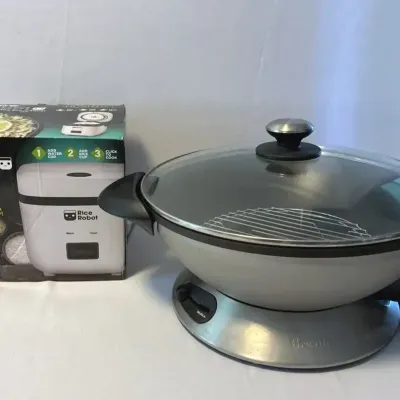 Breville Hot Wok Pro And Rice Robot Rice Cooker