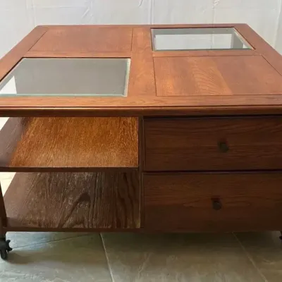 "Impressions" Rolling Coffee Table by Thomasville