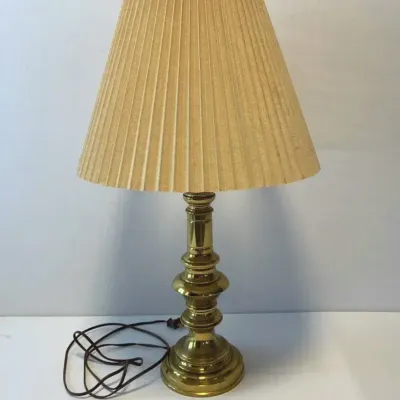 Vintage Stiffel Solid Brass Table Lamp