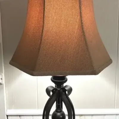 Decorative Black Metal Lamp by Uttermost - Lot 1 