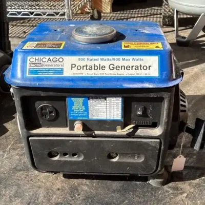 Portable Generator - 900 Max Watts - 3600 RPM