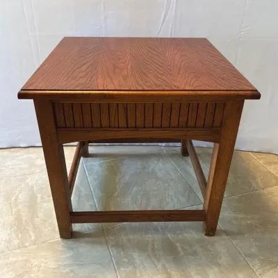 Solid Wood End Table